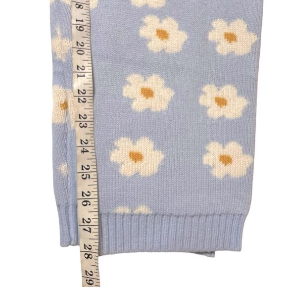 Altar’d State Knit Periwinkle Daisy Sweater Jogger Pants New with Tags Large - Picture 12 of 13